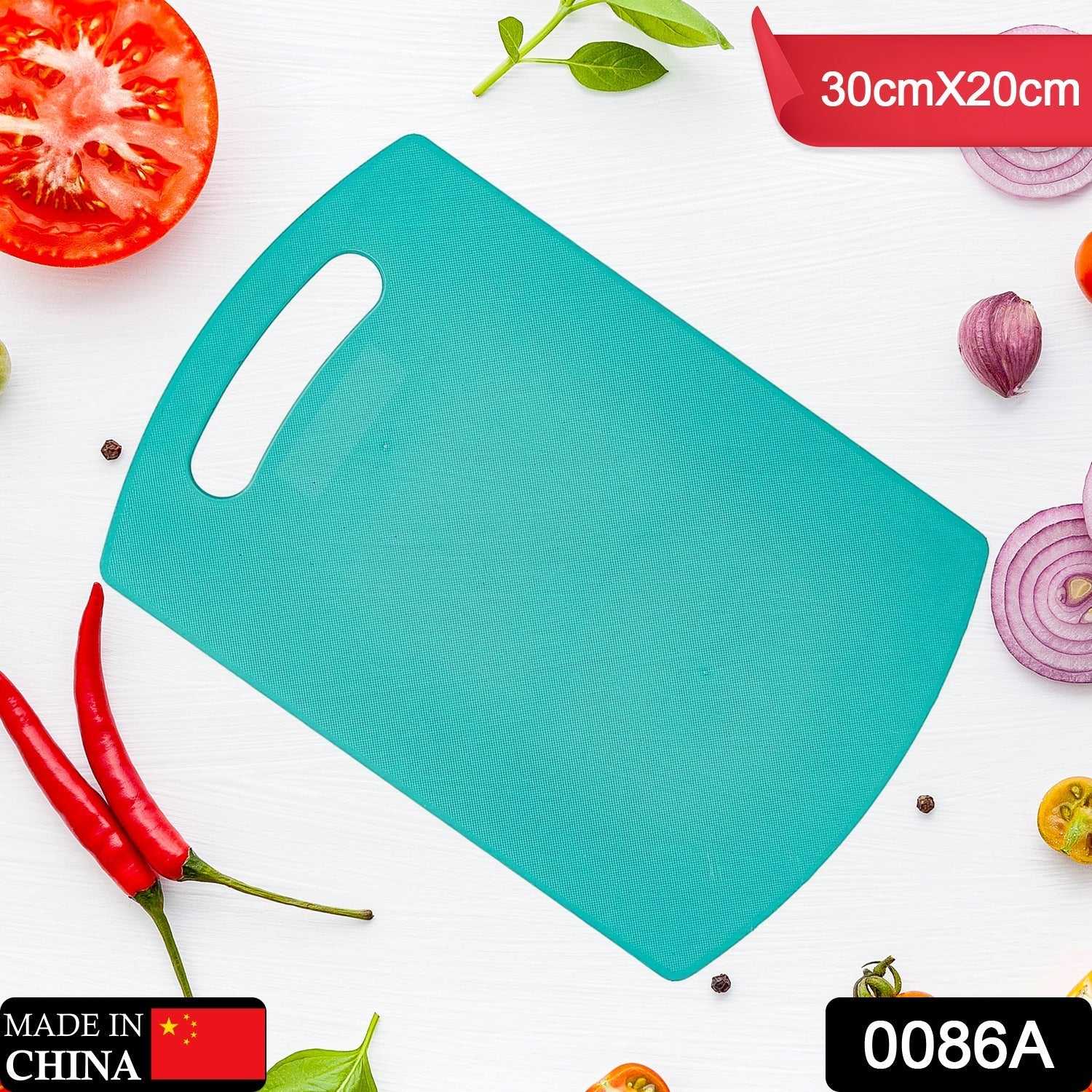 0086A Chopping Board Cutting Pad Plastic for Home and Kitchen Accessories Items Tools Gadgets for Cutting Vegetables Non Sleep Anti Skid dd