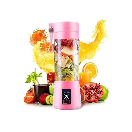 0131 Portable 6 Blade Juicer Cup USB Rechargeable Vegetables Fruit Juice Maker Juice Extractor Blender Mixer